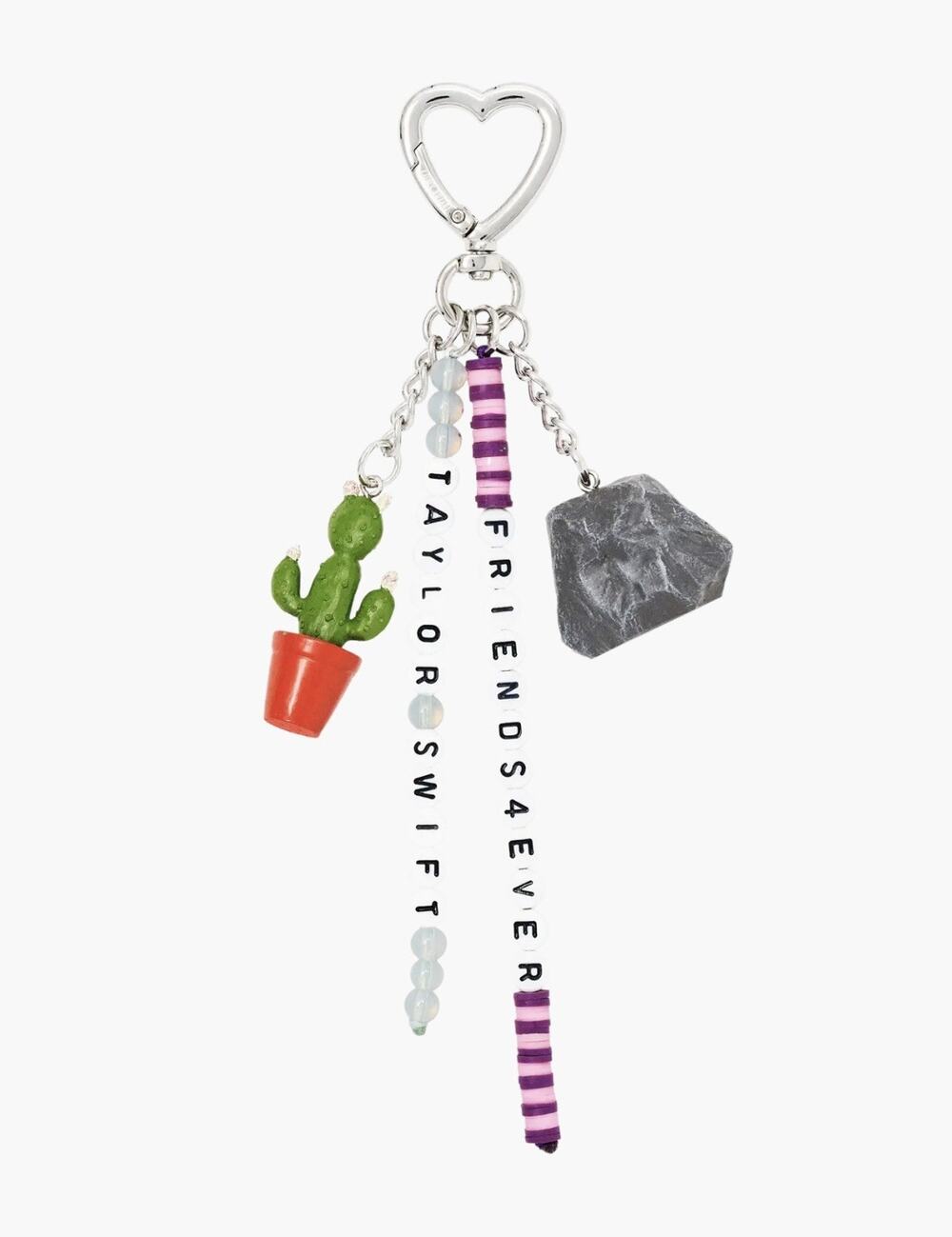 NEW Taylor Swift FRIENDS4EVER KEYCHAIN AND BAG CHARM OPALITE LIFE OF A SHOWGIRL